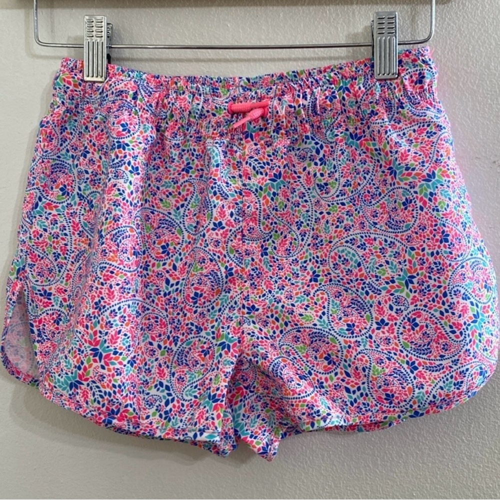 ZARA Paisly Printed Shorts Girls Large 11/12 Colorful Activewear Youth